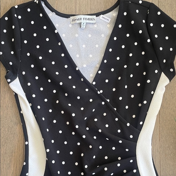 Black & White Polka Dot Dress 🔥 - Size Small (tagged Medium) - Picture 3 of 14